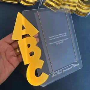 Porta-retrato ABC (foto 10x15 vertical)