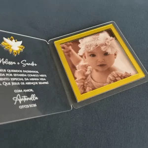 Porta-retrato Cartão (foto 9x9cm)