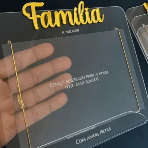 Porta-retrato Família (foto 10x15)