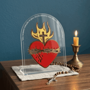 Placa Sagrado Coração de Jesus