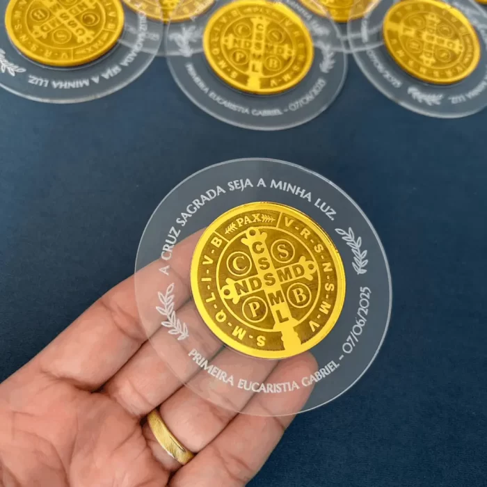 10 Ímãs Medalha de São Bento